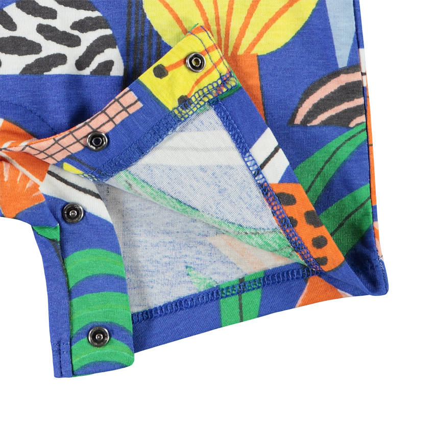 Κοντό Combi με φαντεζί σχέδιο για bebe αγόρι 