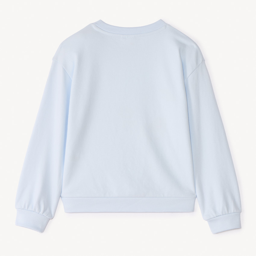 Φούτερ oversized με κεντητό Stitch Disney για κορίτσια 