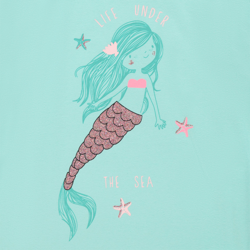 Πιτζάμα jersey σχέδιο sirène με glitter  Additional Πιτζάμα jersey σχέδιο sirène με glitter