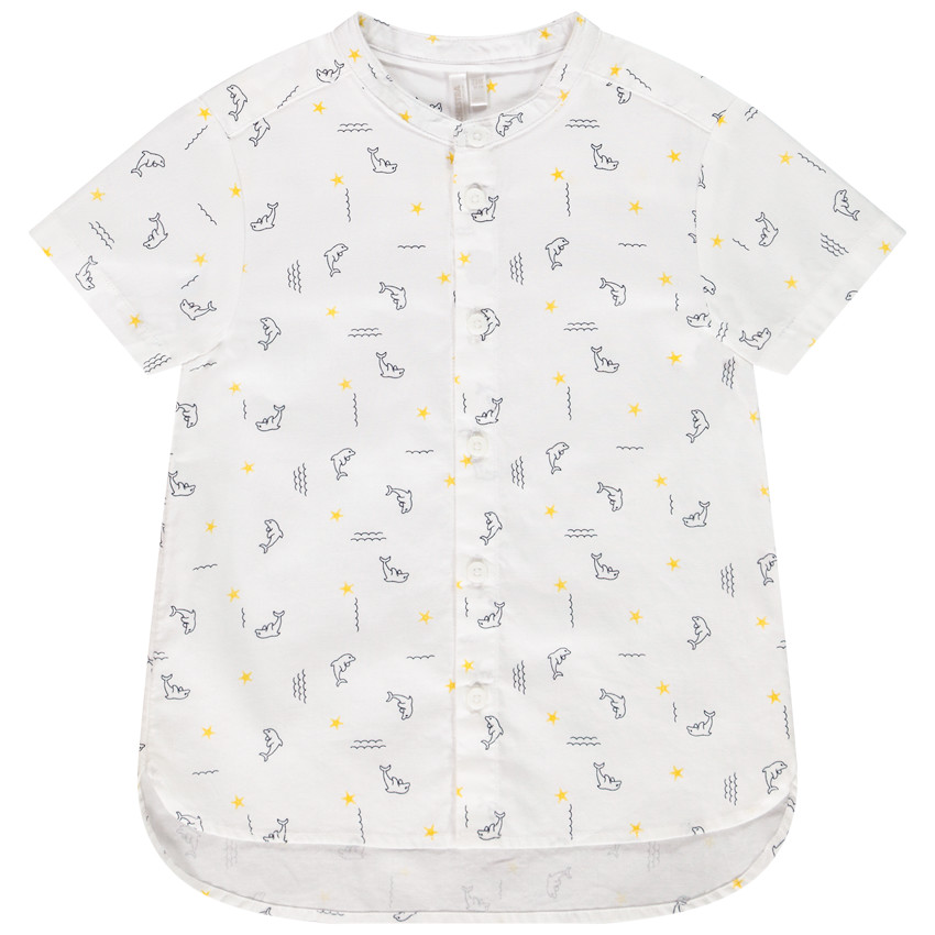 Chemise manches courtes imprimé dauphins/étoiles pour bébé garçon  Additional Chemise manches courtes imprimé dauphins/étoiles pour bébé garçon