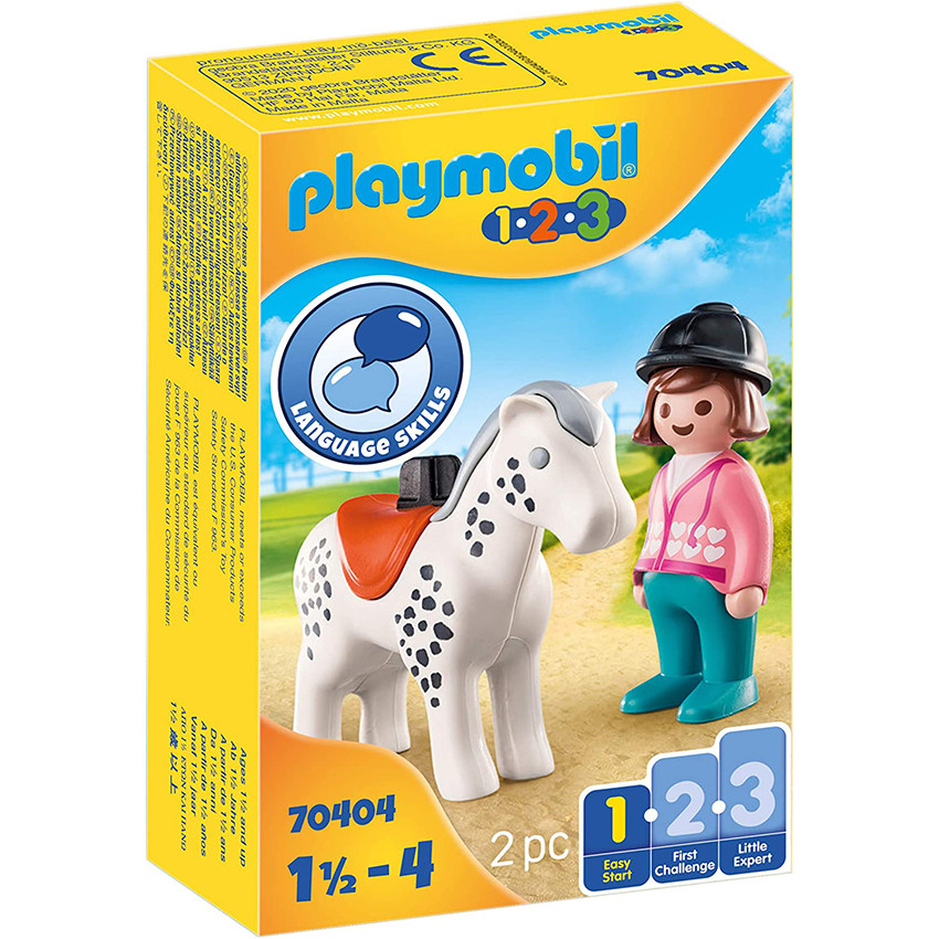 Αναβατρια Με Αλογο PLAYMOBIL 
