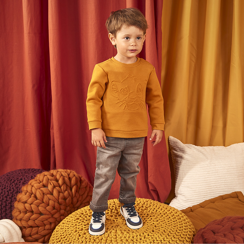 "Φούτερ με ανάγλυφο σχέδιο Simba Disney για μωρό αγόρι" 