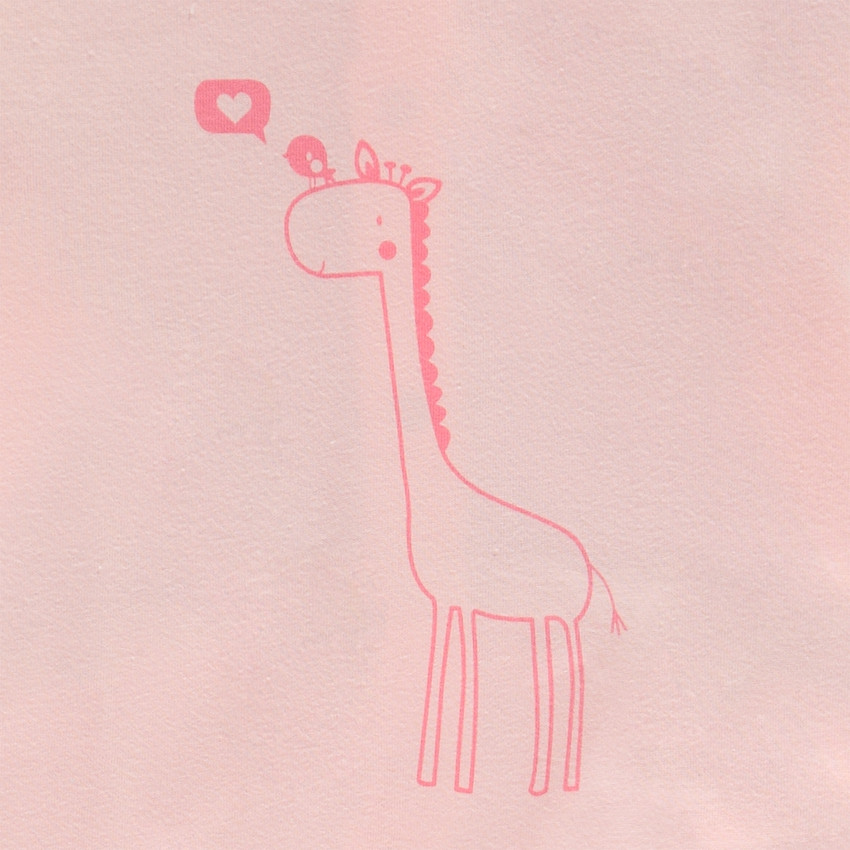 Φορμάκι από jersey με φαντεζί σχέδιο για bebe κορίτσι 