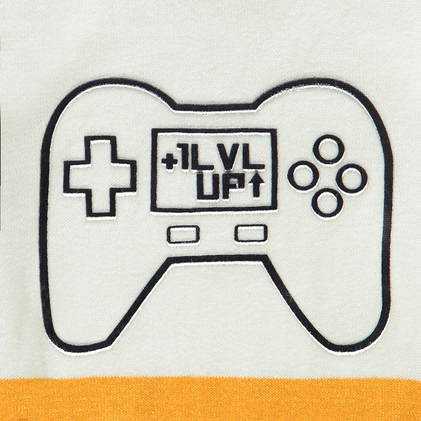 Πουλόβερ πλεκτό σε στυλ Color block σχέδιο χειριστήριο για αγόρι 