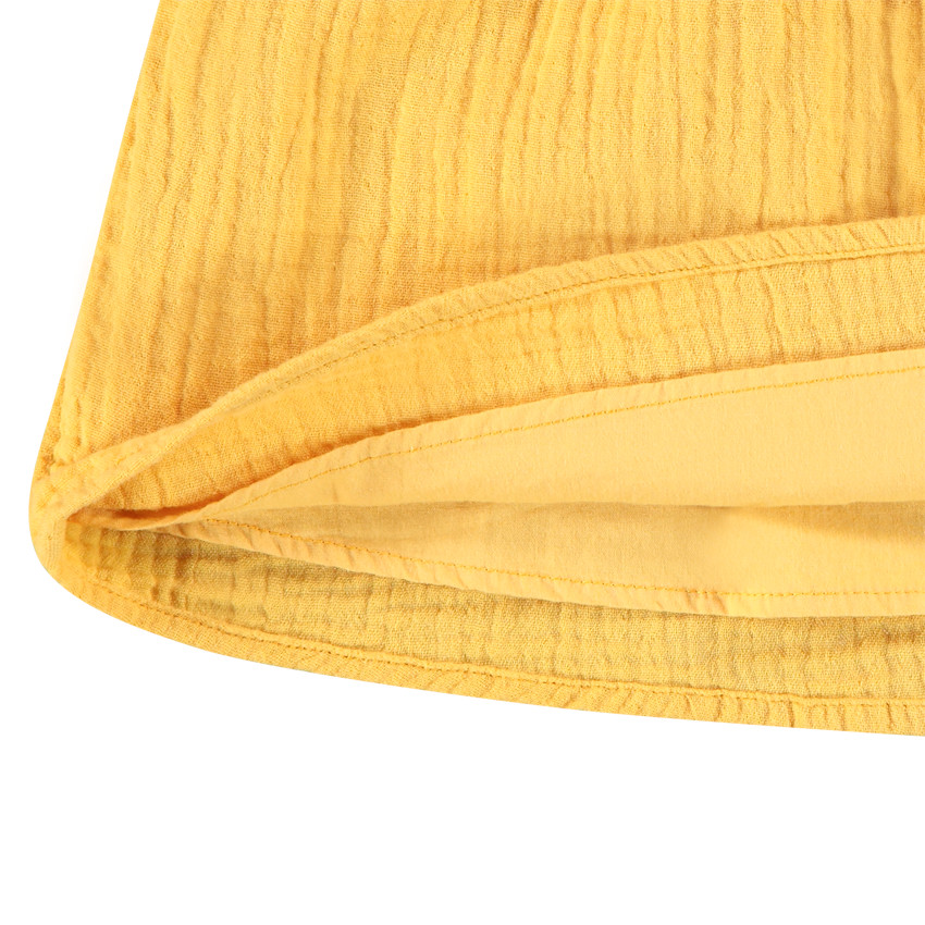 Τουνίκ κίτρινο γάζα βαμβακερό για bebe κορίτσι 