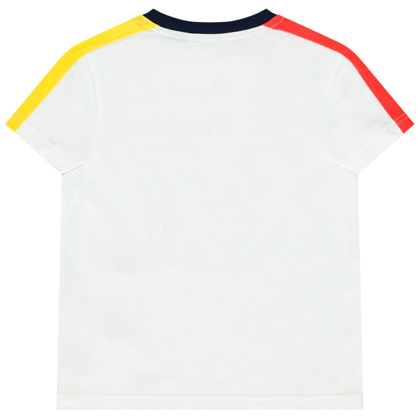 T-shirt κοντομάνικο με σχέδιο κέντημα για αγόρι 