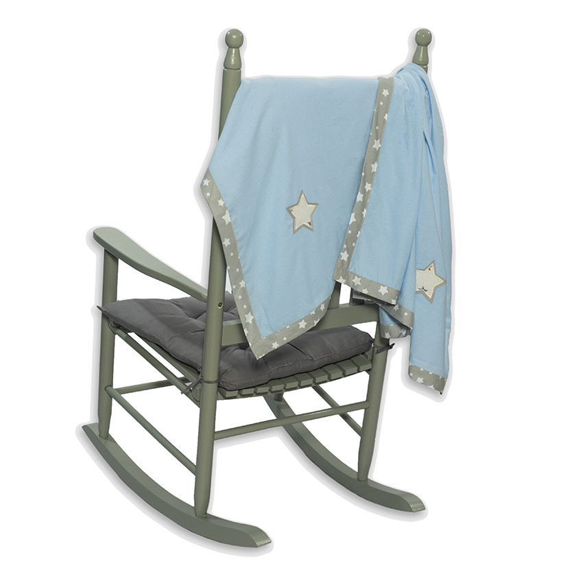 Φανελένια κουβέρτα Σιέλ 