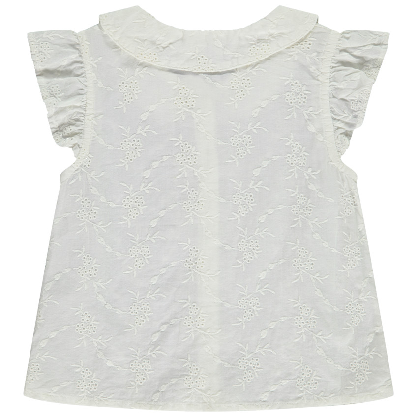Μπλούζα από broderie anglaise για bebe κορίτσι 