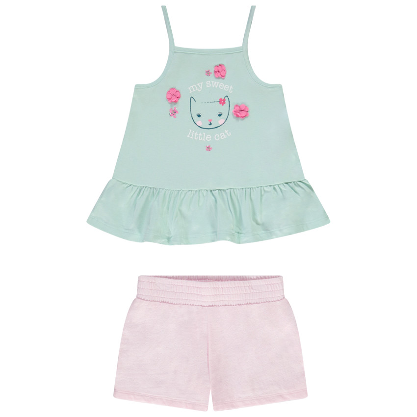 "Σετ 2 τμχ. με patches εφέ πέταλα 3D για μωρό κορίτσι" 