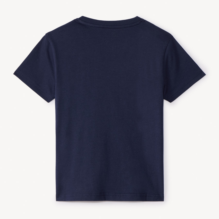 Κοντομάνικο μπλουζάκι μονόχρωμο για αγόρι 