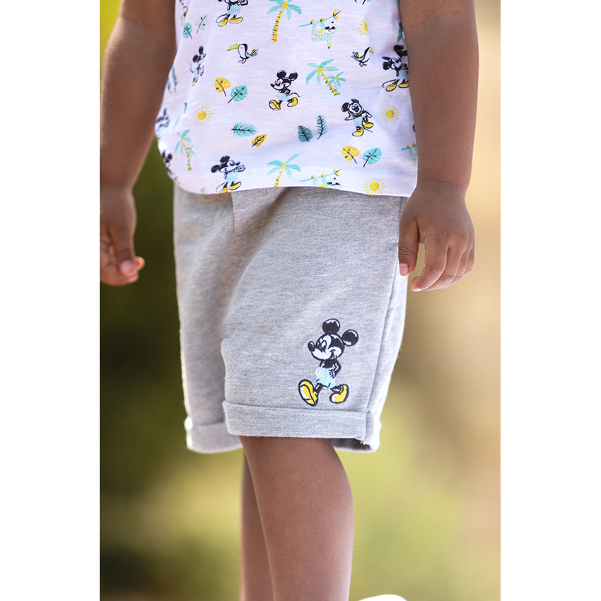 Ensemble de plage t-shirt et bermuda Mickey Disney  