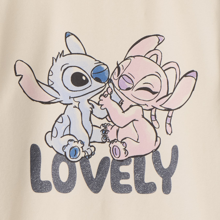 Ρούχο με ψηλό λαιμό Stitch & Angel Disney για κορίτσι 