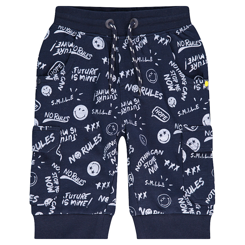 Φανελένια βερμούδα με εμπριμέ μοτίβο ©Smiley  