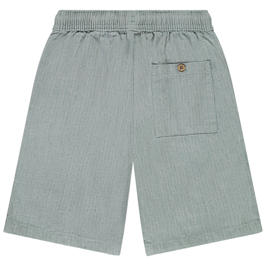 Βερμούδα πάνινη φαντεζί για αγόρι 