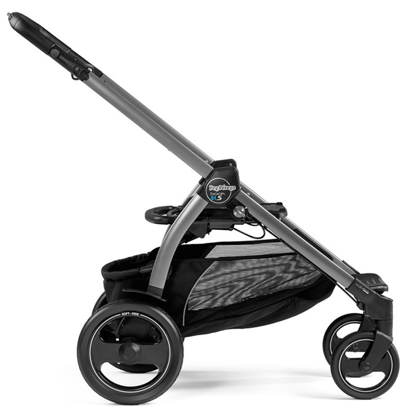 Σασί Peg-Perego Book 51 S Titania με τηλεσκοπική λαβή Μαύρο 