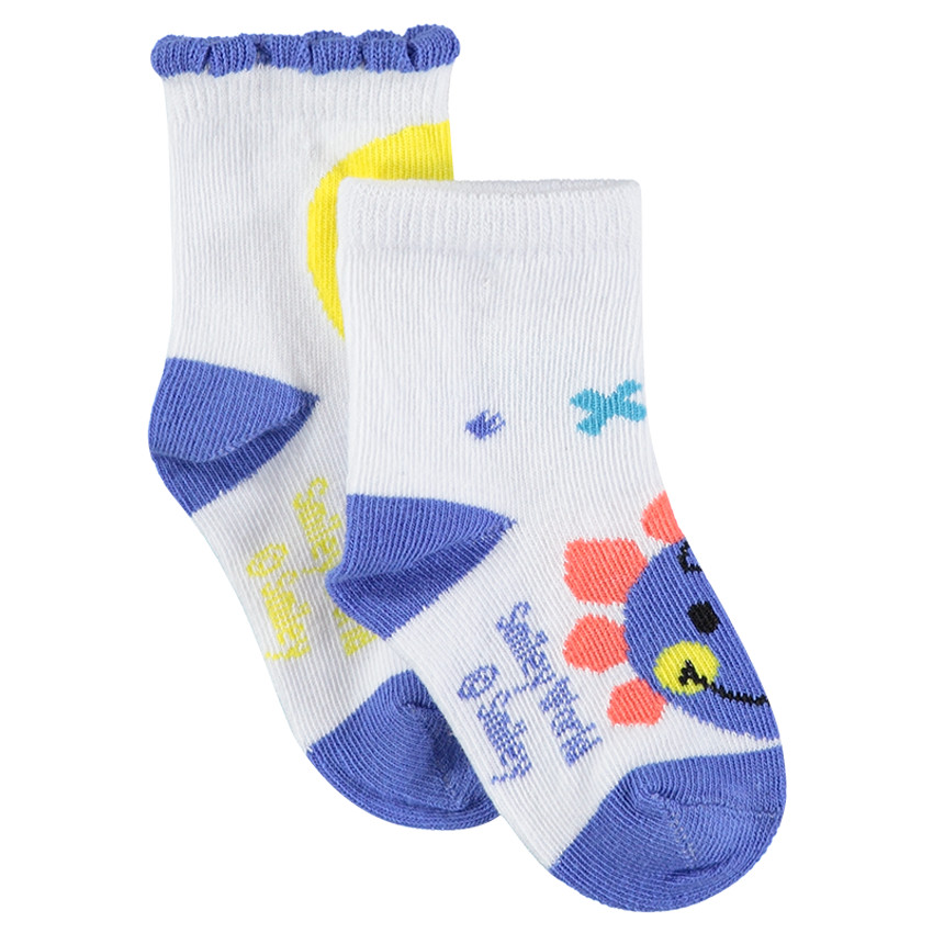 Σετ 2 ζευγάρια ασορτί κάλτσες με μοτίβο ©Smiley 