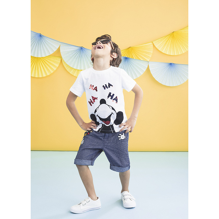 Μπλουζάκι  με τύπωμα Mickey Disney με μαγικές παγιέτες   Additional Μπλουζάκι  με τύπωμα Mickey Disney με μαγικές παγιέτες