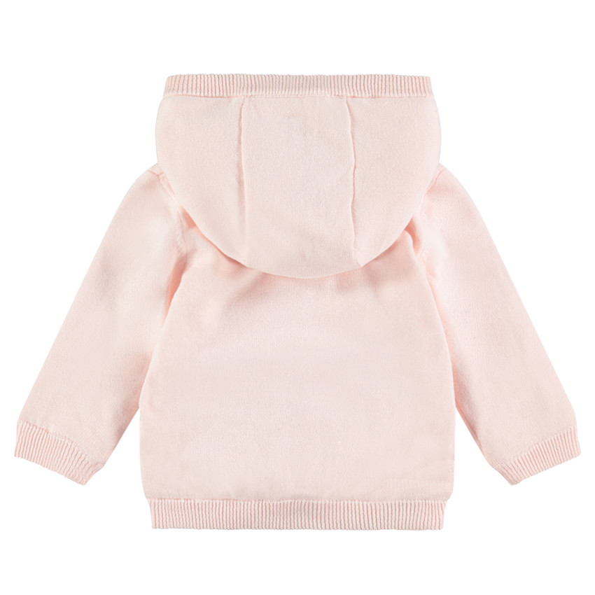 Πλεκτή ζακέτα με κουκούλα και επένδυση sherpa  Additional Πλεκτή ζακέτα με κουκούλα και επένδυση sherpa