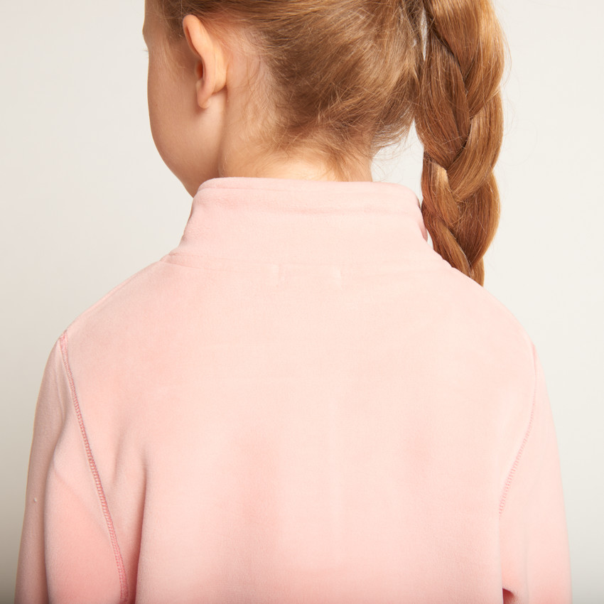 Sweat polaire de ski uni pour fille 
