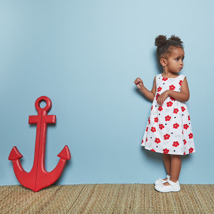 Φόρεμα κοντό με λουλούδια για bebe κορίτσι 