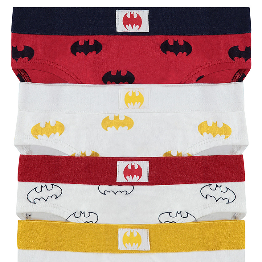 Σετ από 5 slips βαμβακερά με logo Batman 