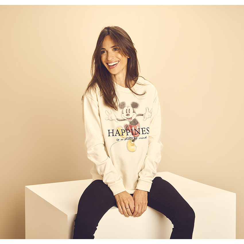 Φούτερ από molleton oversized Mickey Disney για ενήλικες 