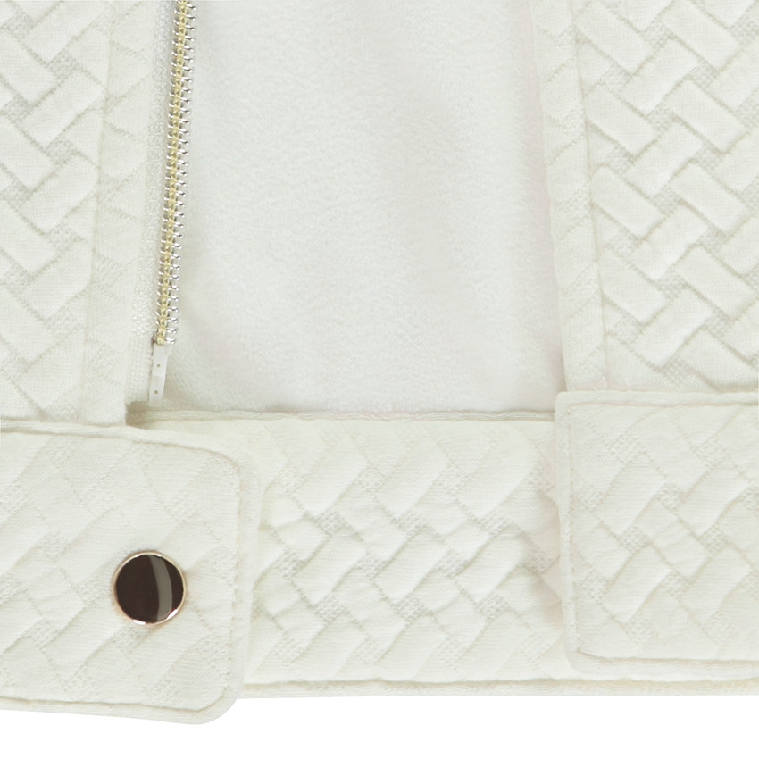 Τέλεια φαντεζί τζάκετ για κορίτσι σε jacquard. 