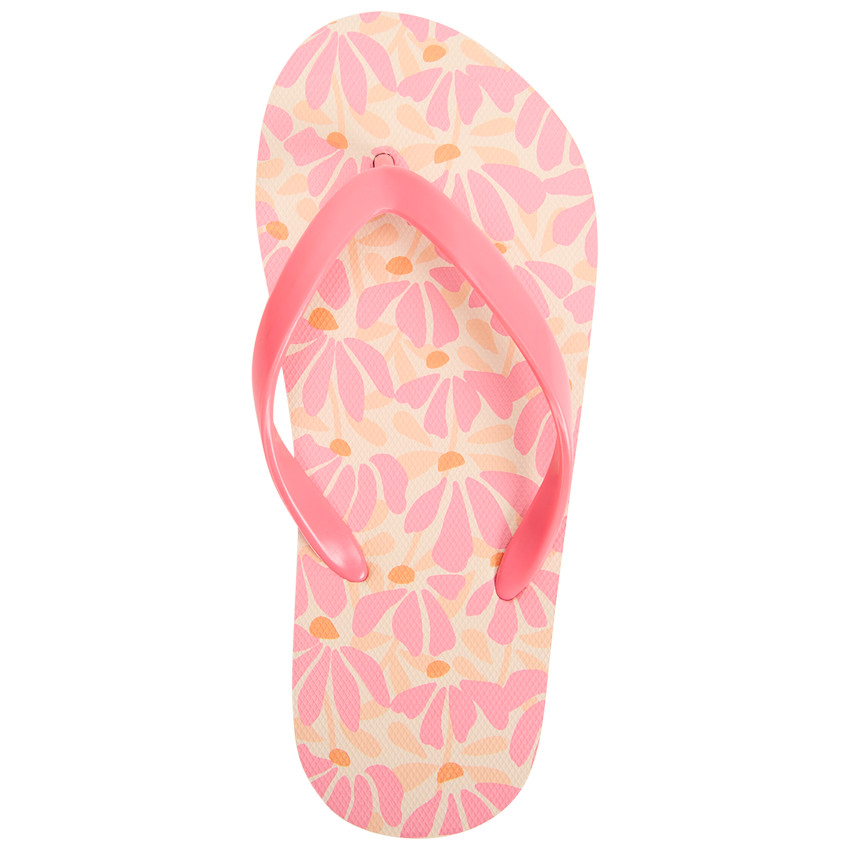 Σανδάλια με σχέδιο λουλούδια για κορίτσι με λουράκι ανάλογα με το νούμερο 