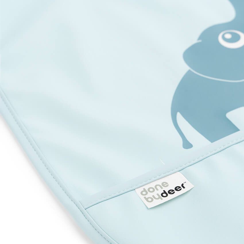 Σαλιάρα Σετ 2 Τμχ- Velcro Elphee Blue DONE BY DEER 