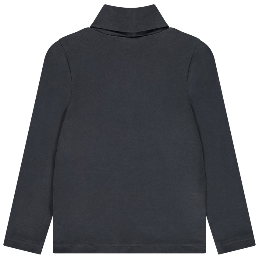 Πλεκτό μπλουζάκι με γιακά και patch SmileyWorld για αγόρι 