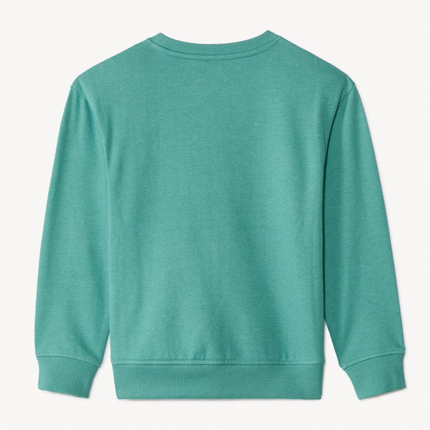 Sweat molleton uni print tennis pour garçon 