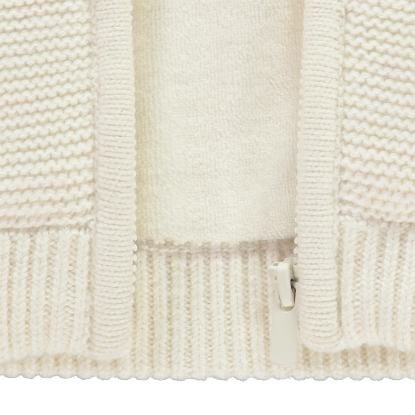 Ζακέτα πλεκτό με κουκούλα και σχέδιο αρκούδα για μωρό 