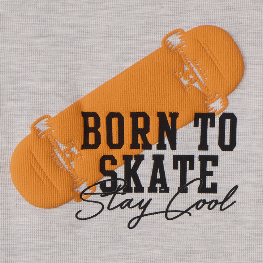 Μακρυμάνικη μπλούζα jersey με σχέδιο skate για αγόρι 