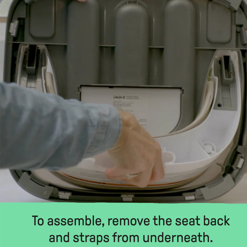 Καρεκλάκι Φαγητού Ingenuity Baby Base 2-in-1™ Seat - Slate 