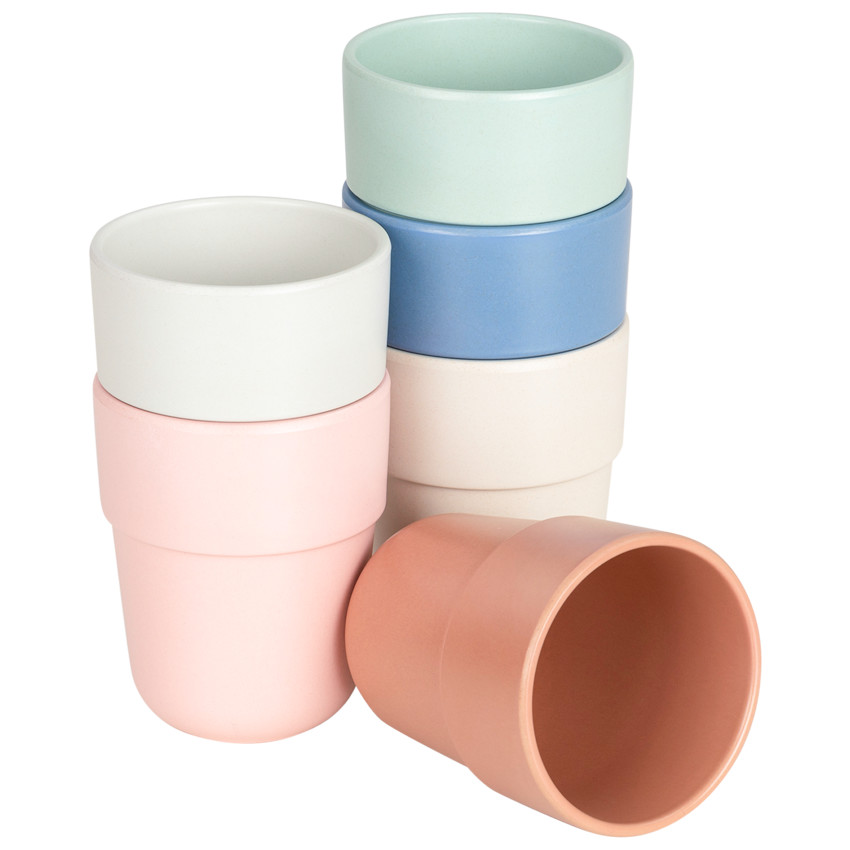 Ποτήρι από ίνες μπαμπού - Μπλε 