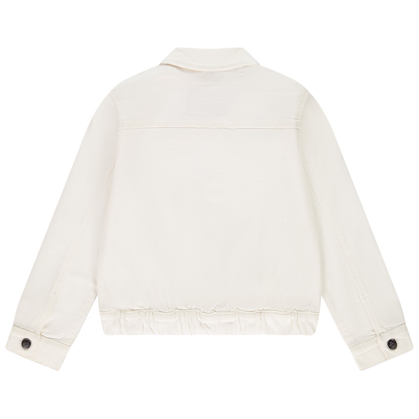 Jacket jean λευκό για κορίτσι 