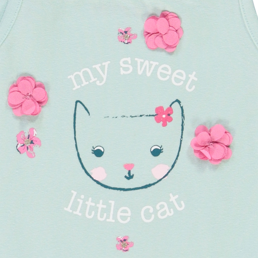 "Σετ 2 τμχ. με patches εφέ πέταλα 3D για μωρό κορίτσι" 