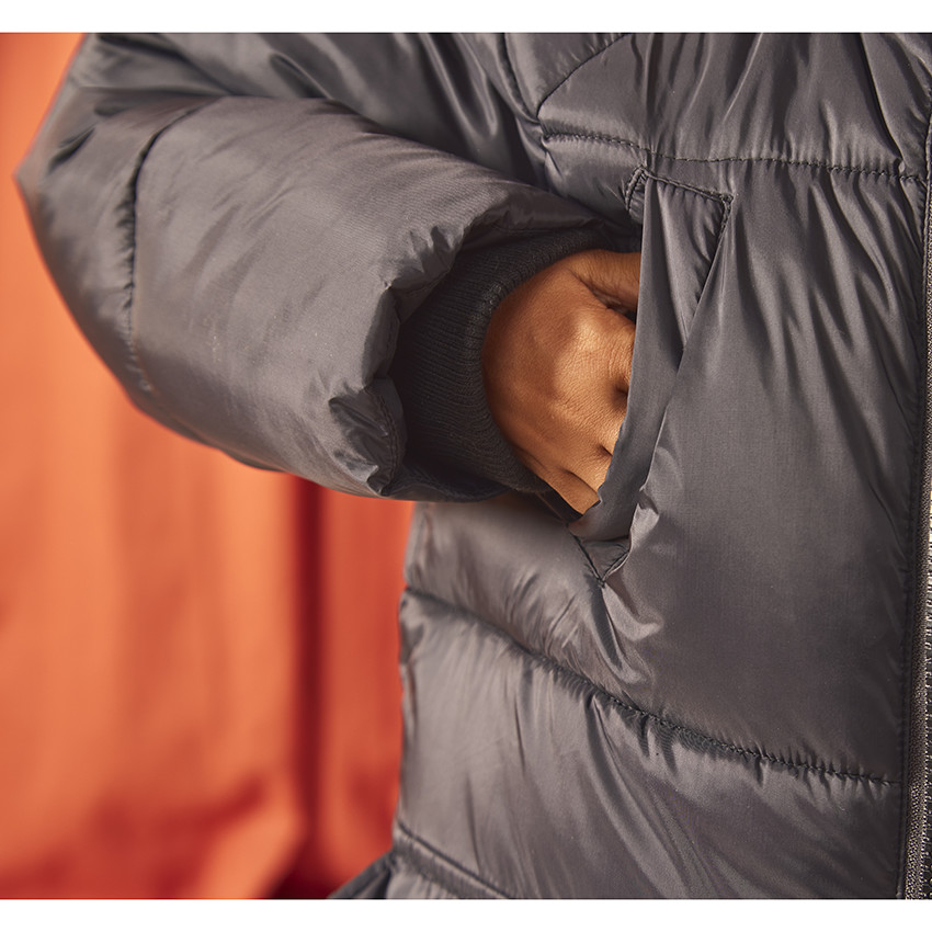 Μπουφάν micropolaire με κουκούλα για αγόρι 