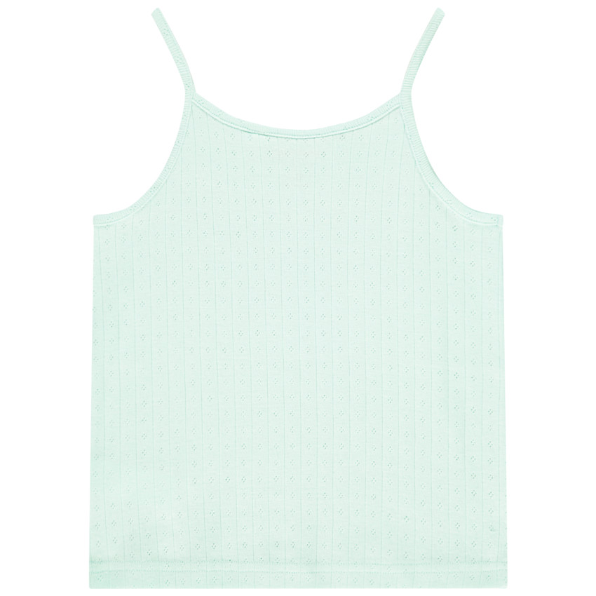 Débardeur en jersey ajouré pour fille 