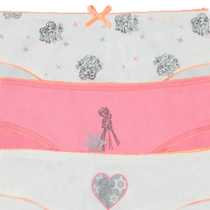 Σετ 3 εμπριμέ βαμβακερά βρακάκια με την Έλσα  Additional Σετ 3 εμπριμέ βαμβακερά βρακάκια με την Έλσα