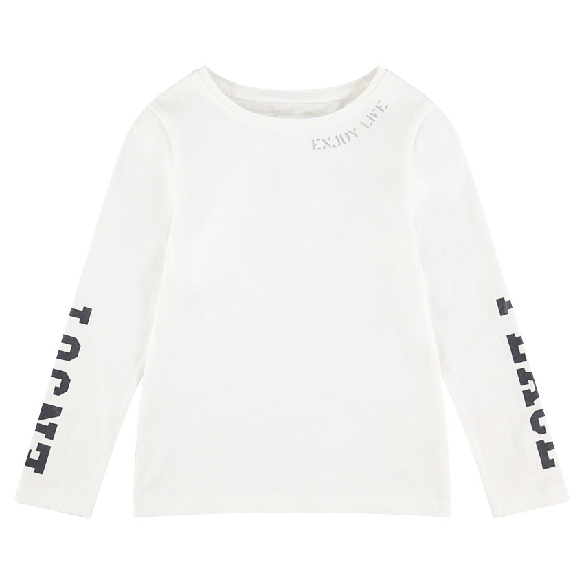 Μακρυμάνικη μπλούζα με τυπωμένα γράμματα 