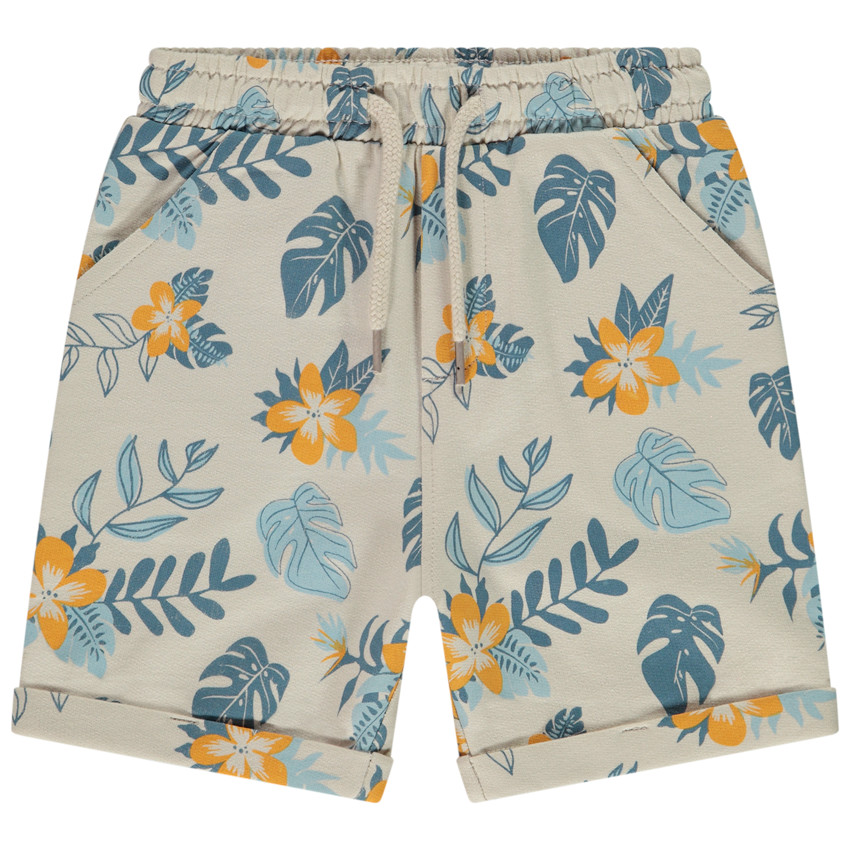 Βερμούδα φαντεζί από molleton για bebe αγόρι 