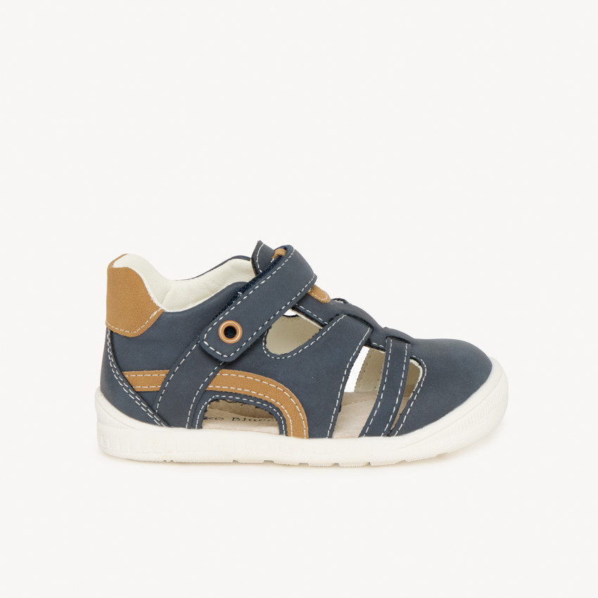 Σανδάλια velcro με σε contrast τμήματα για bebe αγόρι 