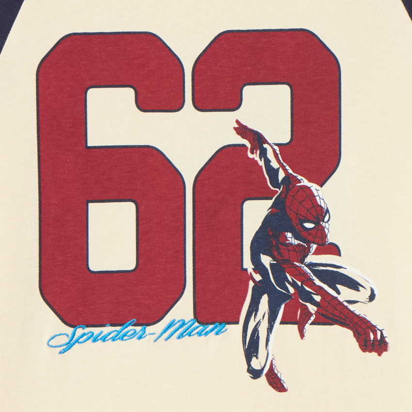 T-shirt baseball garçon à manches longues Spider-Man Marvel 