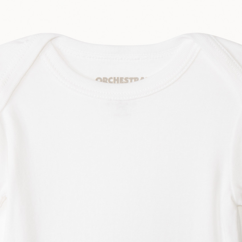 Σετ από 5 κοντομάνικα μπλουζάκια μονόχρωμα για μωρό 