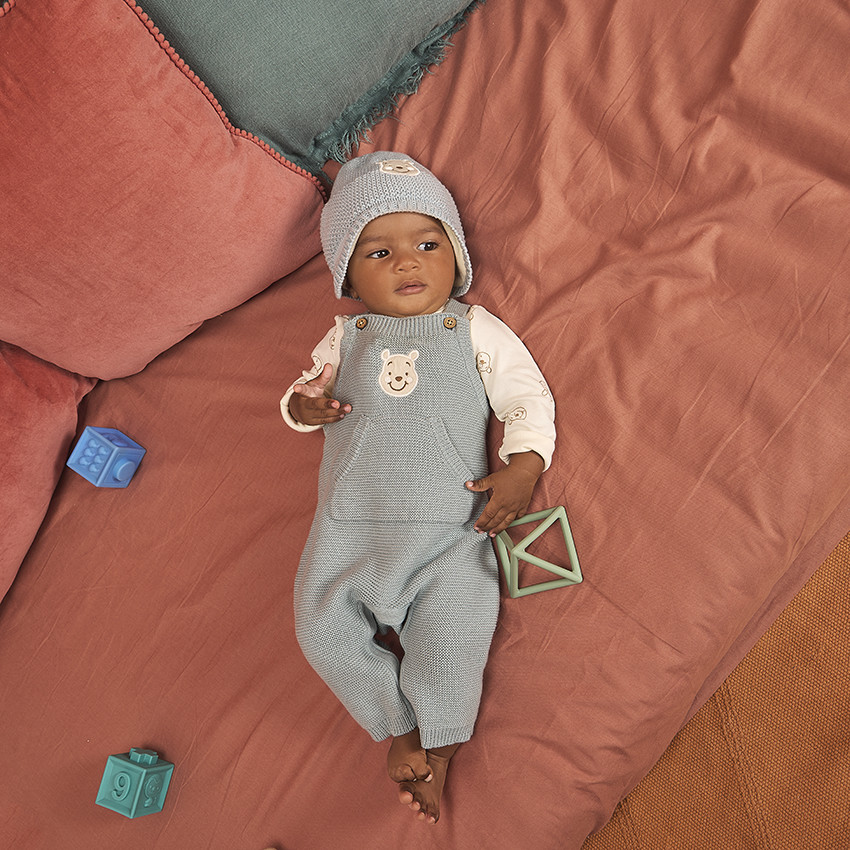 Σύνολο 2 τμχ. με σαλοπέτα Winnie Disney για μωρό αγόρι 