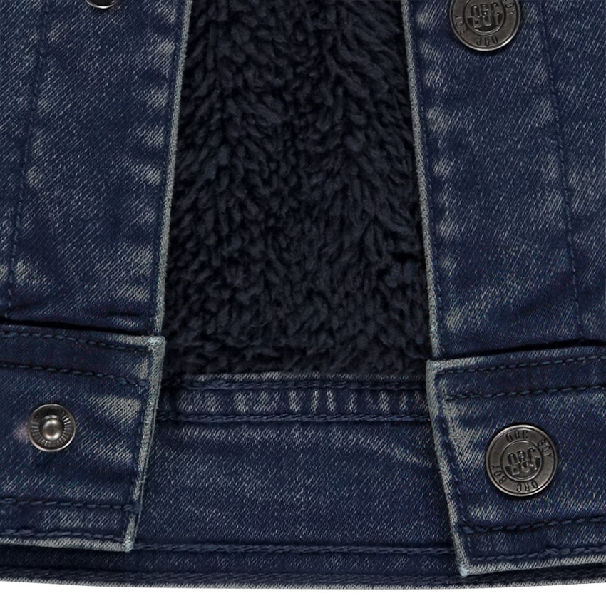 Μπουφάν από τζιν με κουκούλα και αποσπώμενο φούτερ για αγόρι 