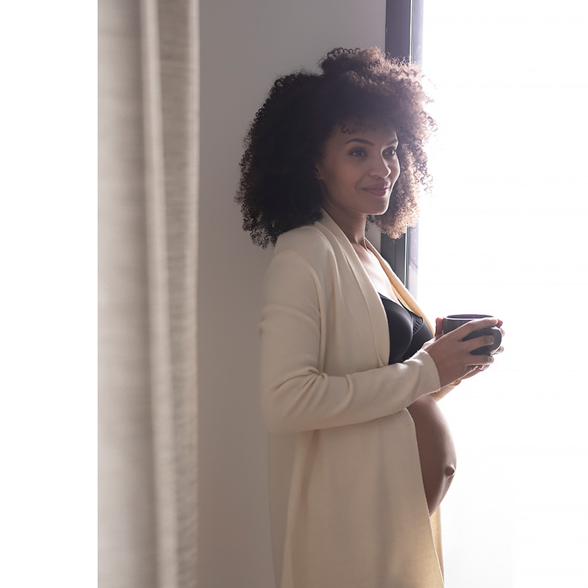 Σουτιέν θηλασμού με καλούπι και τελείωμα από λεπτό δίχτυ 