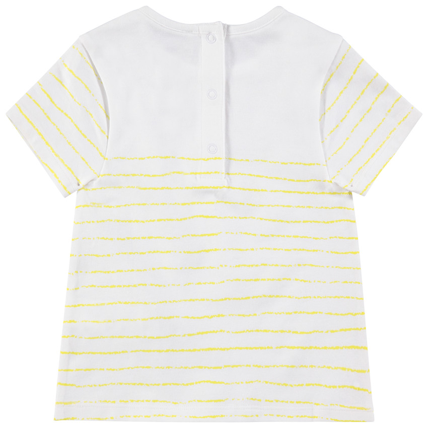 Κοντομάνικη ριγέ μπλούζα με πολύχρωμα μοτίβα  Additional Κοντομάνικη ριγέ μπλούζα με πολύχρωμα μοτίβα