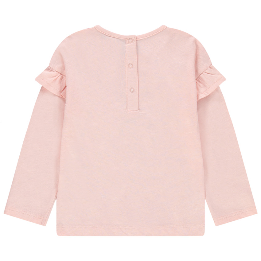 T-shirt manches longues volantées aux épaules motif coccinelle   Additional T-shirt manches longues volantées aux épaules motif coccinelle